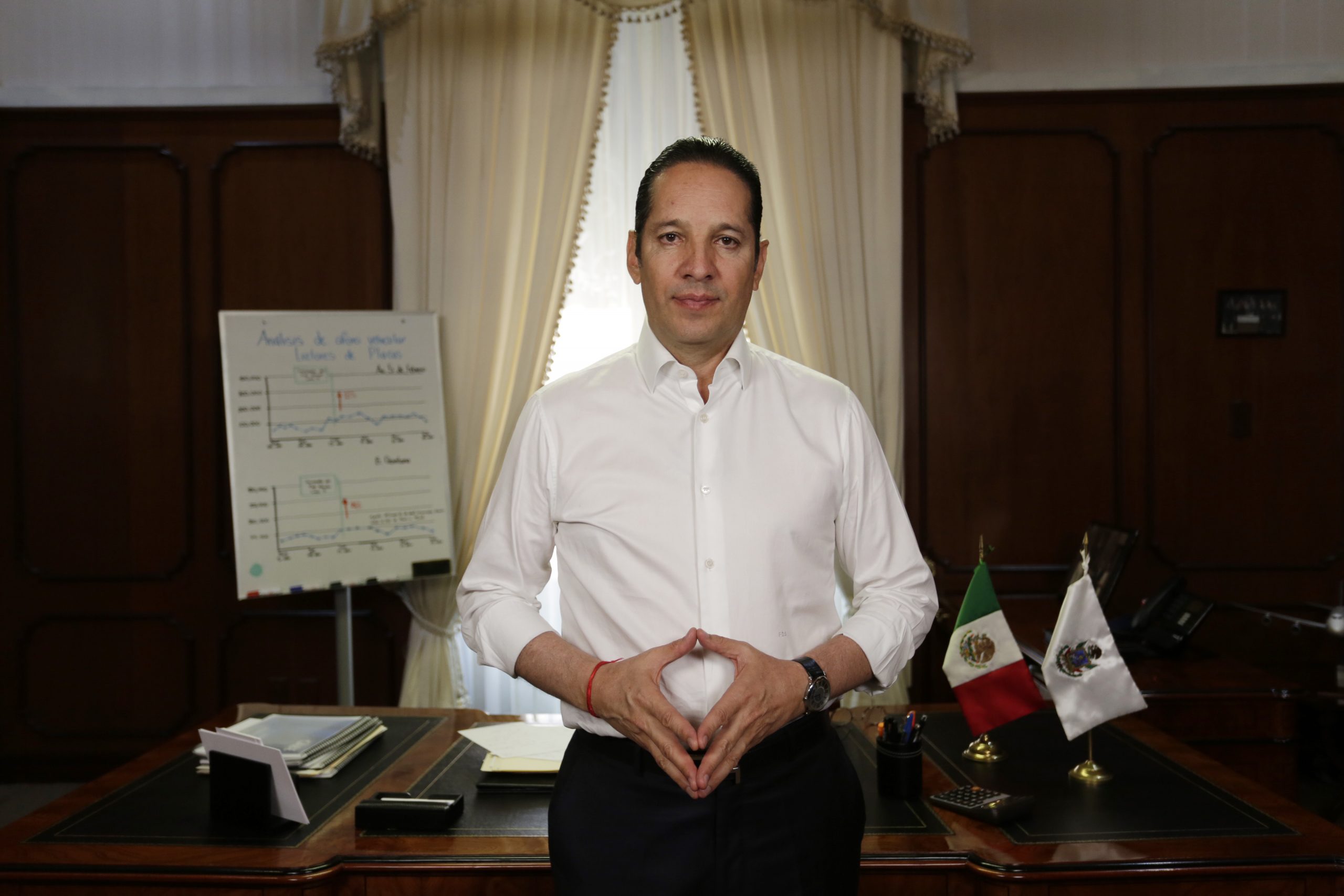 Anuncia el gobernador Domínguez Servién medidas extraordinarias para mitigar efectos de COVID-19 en Querétaro.