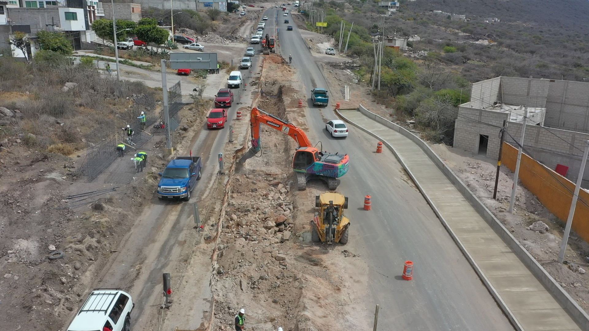 Informa CEI cierre vehicular en la ampliación de la Carretera Estatal 540 Querétaro – Chichimequillas