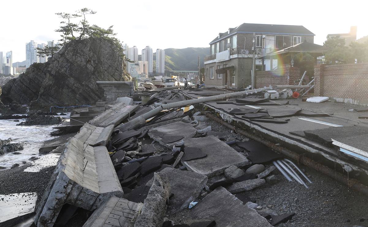 El tifón “Haishen” golpea Corea del Sur tras azotar Japón
