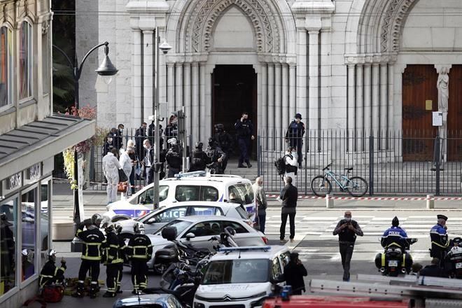 Ataque terrorista en una iglesia francesa deja tres muertos