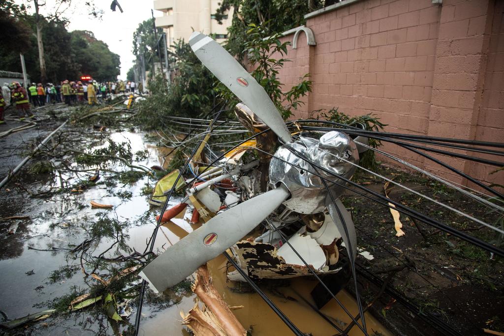 Avioneta que cargaba alimentos para afectados se estrella en Guatemala