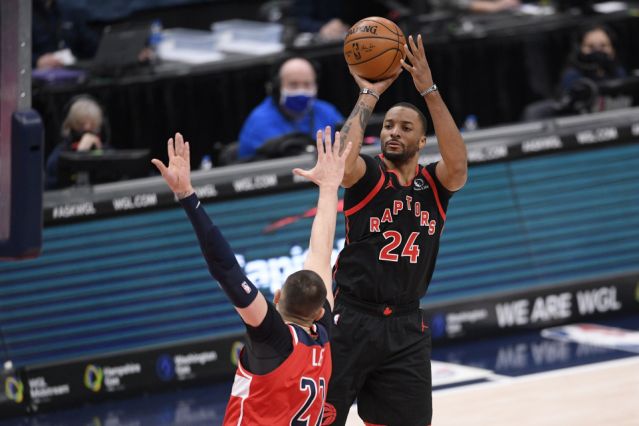 NBA: Raptors arrollan a Wizards