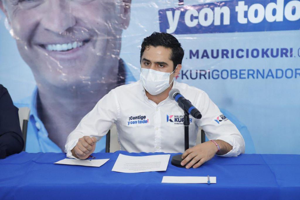 Mauricio Kuri hospitalizado pero listo para continuar campaña.