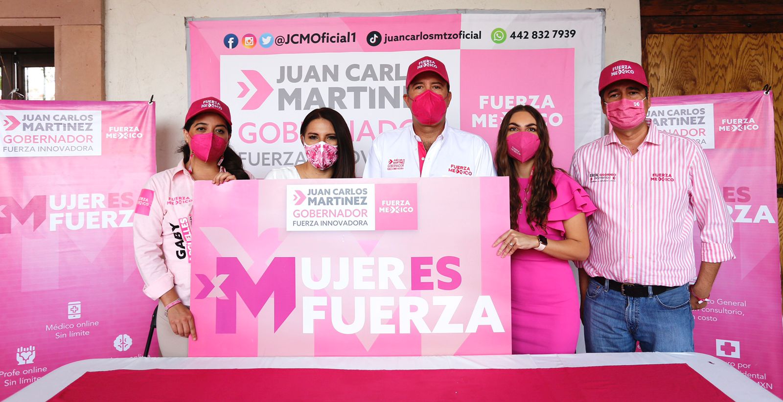 Presenta Juan Carlos Martínez membresía “Fuerza Mujer”