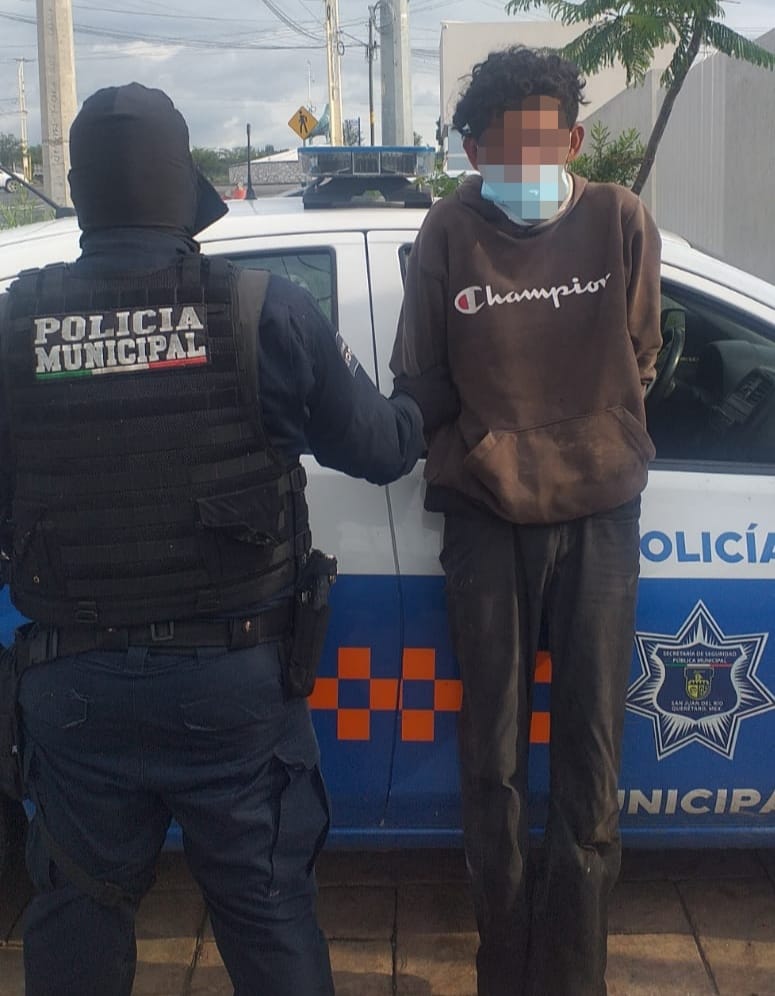 Es Detenido por Ingresar a una Casa Ajena en San Juan del Río.