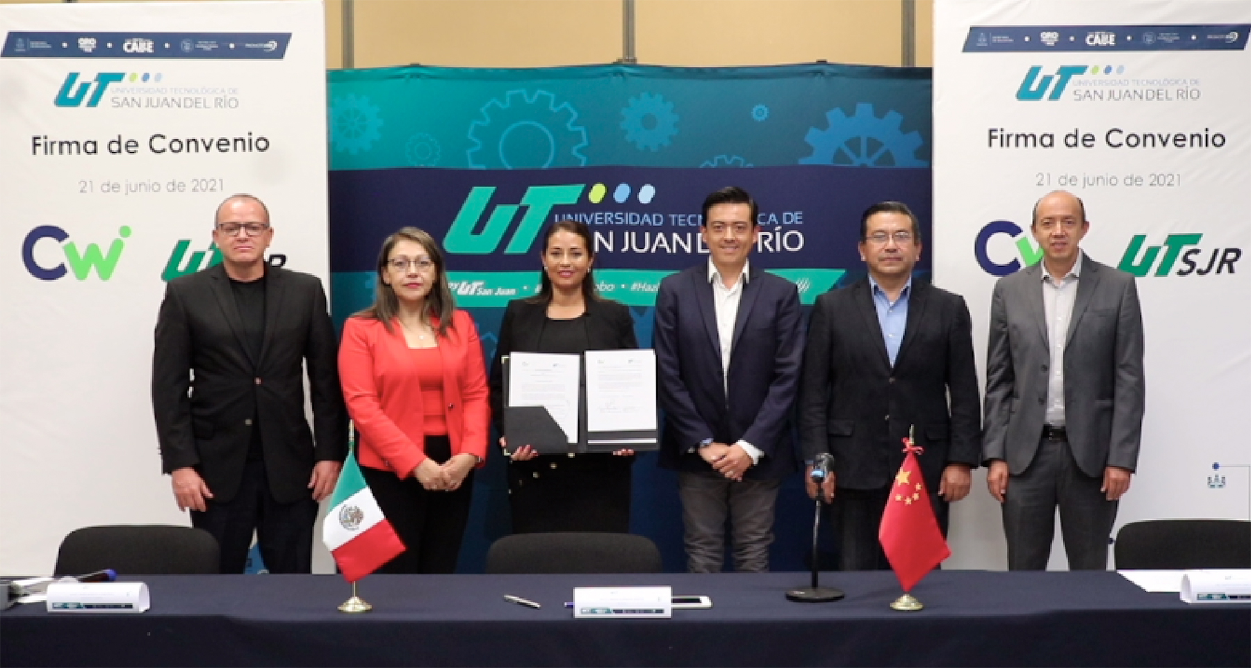 UTSJR tiende alianza de colaboración con empresa en China