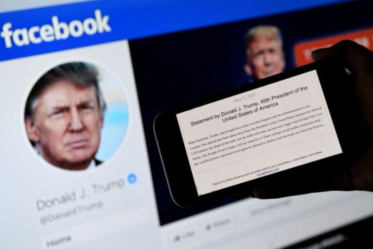 Facebook anuncia que Donald Trump será suspendido por dos años