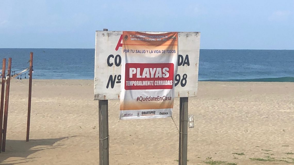 Cierran playas de Oaxaca