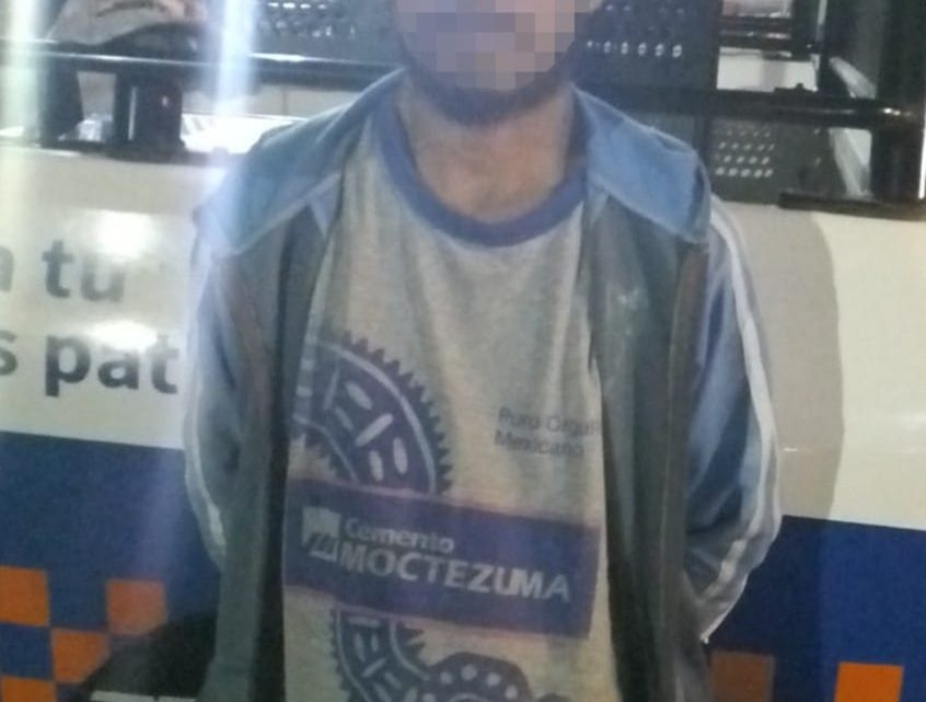 Detenido por Agredir a su Pareja en Cerro Gordo.