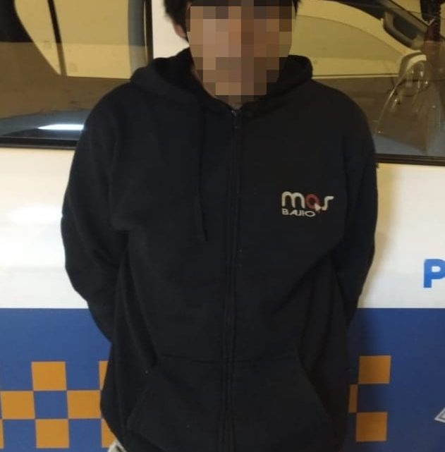 Detenido en Avenida Juárez.