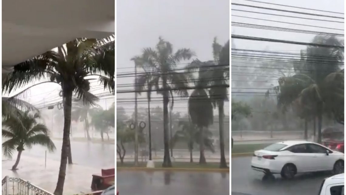 Por huracán “Grace”, realizan evacuaciones en Quintana Roo