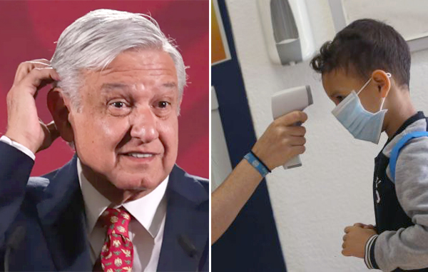 AMLO minimiza alza contagios de COVID-19 entre niños y adolescentes