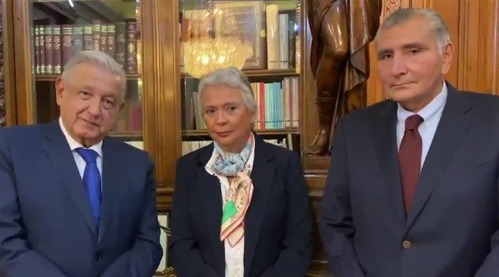 AMLO da bienvenida a Adán Augusto López en la Segob