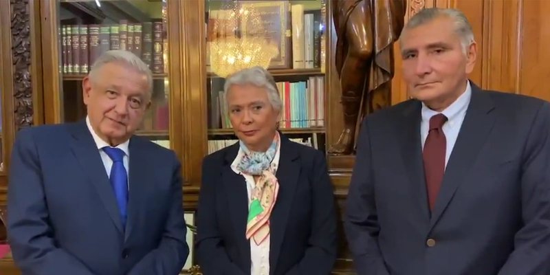 AMLO da bienvenida a Adán Augusto López en la Segob