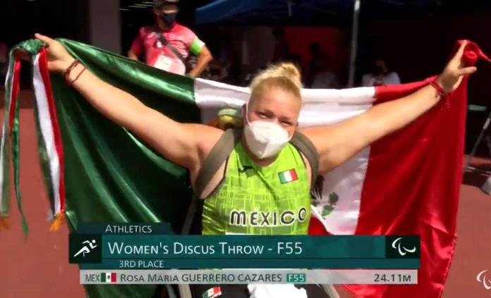¡Medalla para México! Rosa María Guerrero se lleva el bronce en lanzamiento de disco