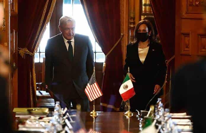“Fue para bien”, AMLO sobre conversación con Kamala Harris