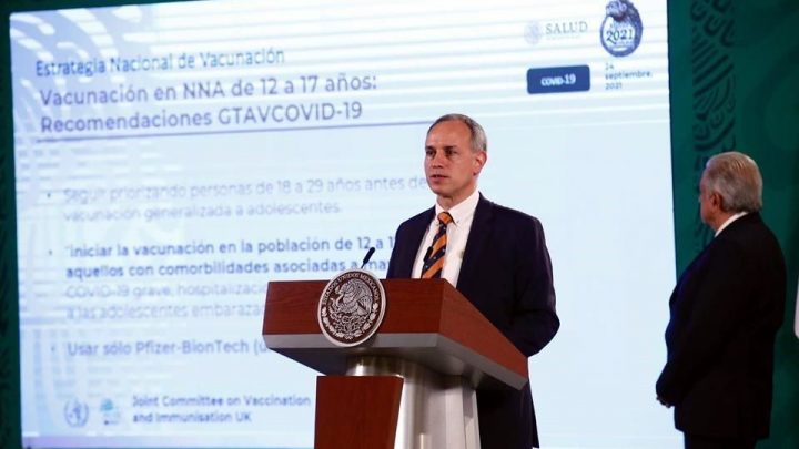 López-Gatell anuncia registro para vacunación de niños con comorbilidades