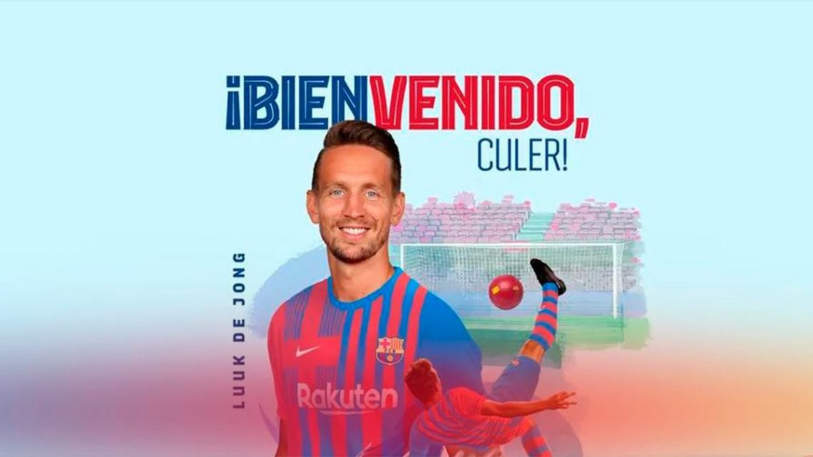 El holandés Luuk de Jong cedido al FC Barcelona por el Sevilla
