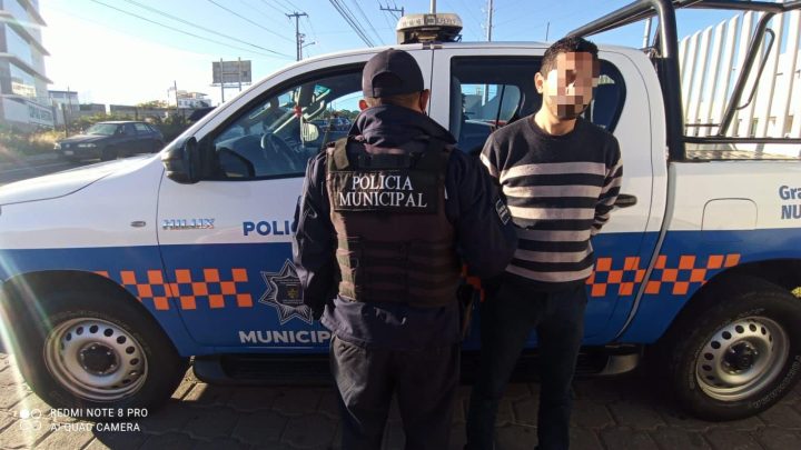 La parte afectada informó a los oficiales de la Secretaría de Seguridad Pública Municipal (SSPM).