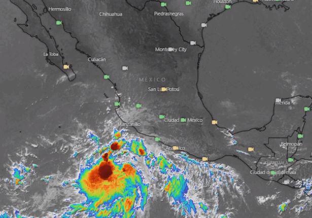 “Pamela” se forma en el Pacífico mexicano y provocará fuertes lluvias en Colima, Jalisco, Michoacán, Nayarit y Guerrero