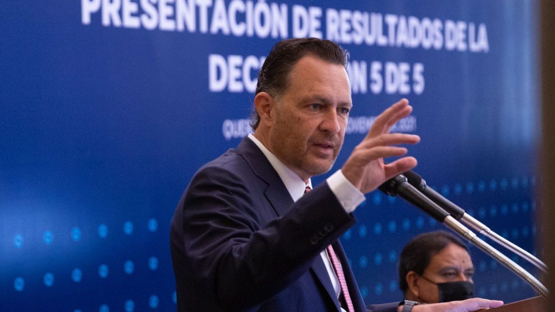 Durante la presentación de los resultados de la Declaración 5 de 5, el gobernador Mauricio Kuri González, afirmó que con esta acción Querétaro.