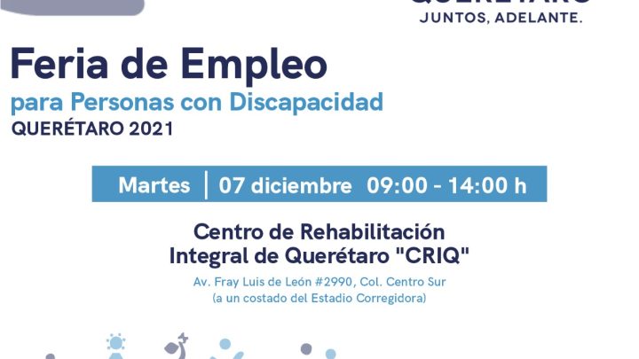 La Secretaría del Trabajo (ST), a través del Servicio Nacional de Empleo Querétaro (SNE), en coordinación con el Sistema Estatal para el Desarrollo Integral de la Familia (SEDIF).