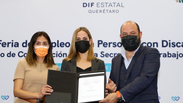 Se firmó un convenio de colaboración para impulsar acciones y políticas públicas a favor de las personas con discapacidad y adultos mayores.