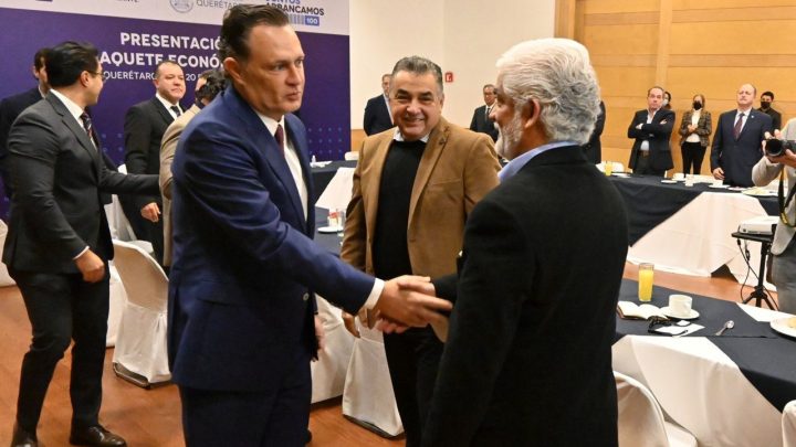Sostiene Gobernador encuentro con empresarios queretanos