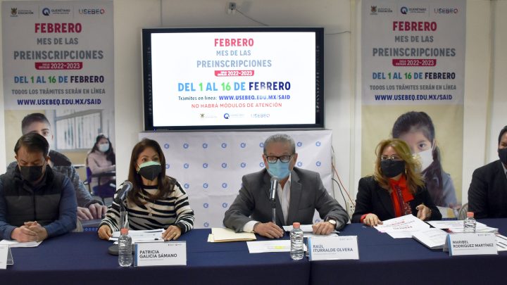 La Unidad de Servicios para la Educación Básica en el Estado de Querétaro (USEBEQ), informa que el proceso de preinscripciones del ciclo escolar 2022-2023