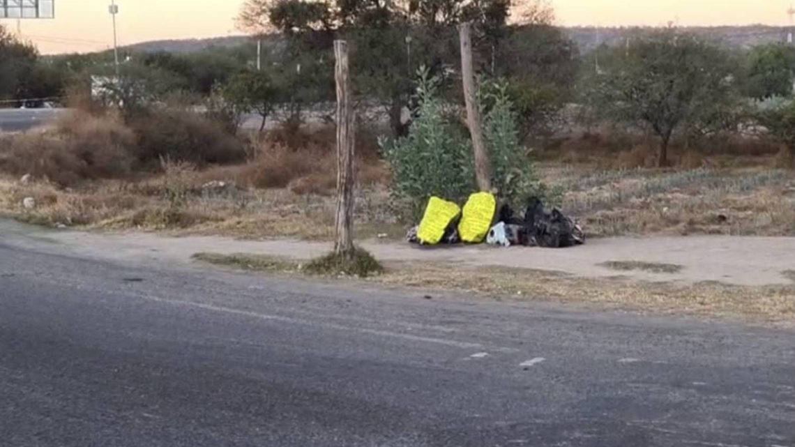 Los bultos tenían cartulinas con mensajes amenazantes, detallan medios locales