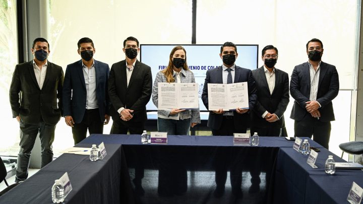 La titular de la Secretaría de la Juventud (SEJUVE) y el rector de la Universidad Politécnica de Querétaro (UPQ) firmaron.