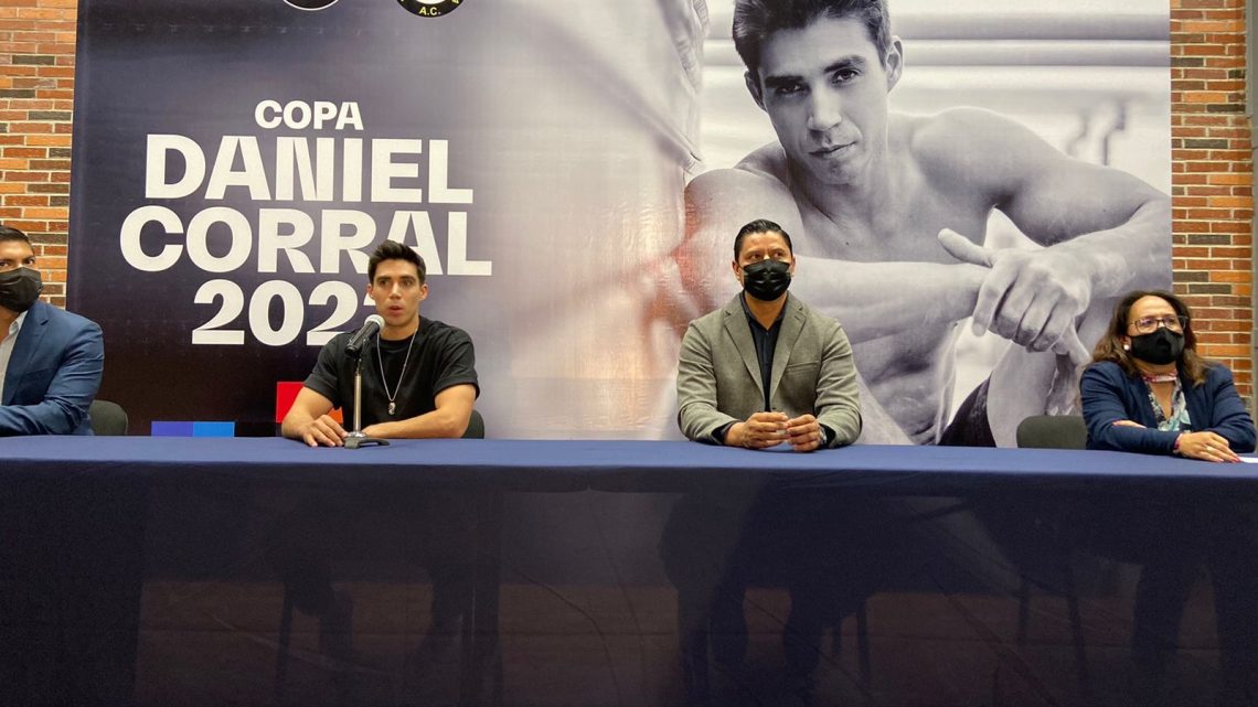 Con la presencia del atleta olímpico Daniel Corral, se llevó a cabo la presentación de la copa que lleva su nombre de gimnasia artística varonil y femenil edición 2022.
