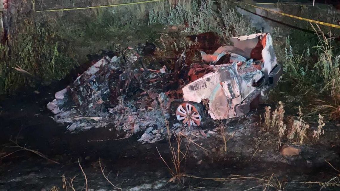 Se desconoce la identidad de la mujer que falleció calcinada en el interior de la camioneta, que fue consumida en forma total por el fuego
