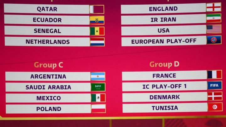 Este viernes 1 de abril se llevó a cabo el sorteo del Mundial de Qatar 2022 y estos son los grupos para la primera parte del torneo