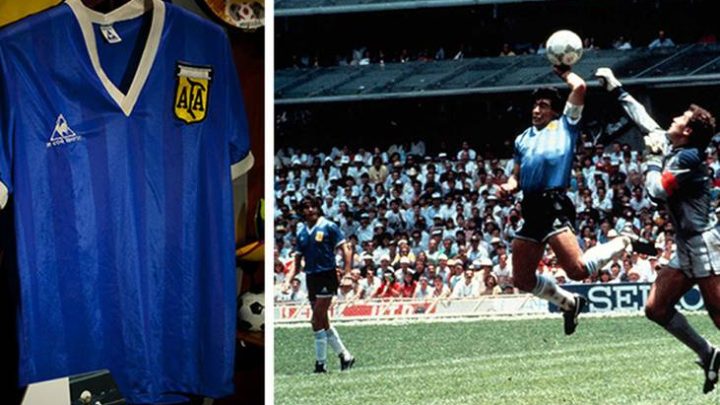 La subasta empezará en cuatro millones de libras, por debajo del récord para camisetas usadas en partidos