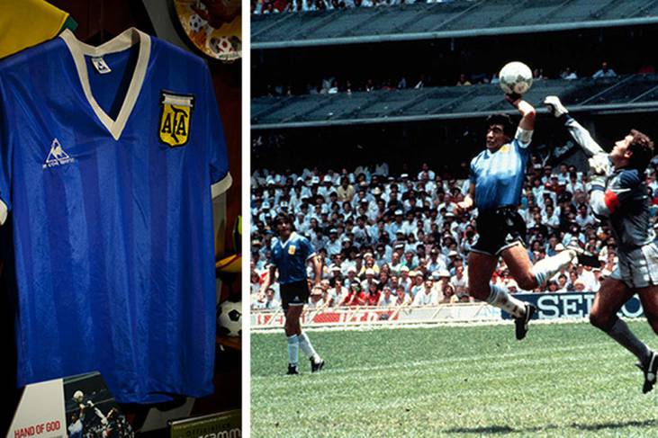 La subasta empezará en cuatro millones de libras, por debajo del récord para camisetas usadas en partidos