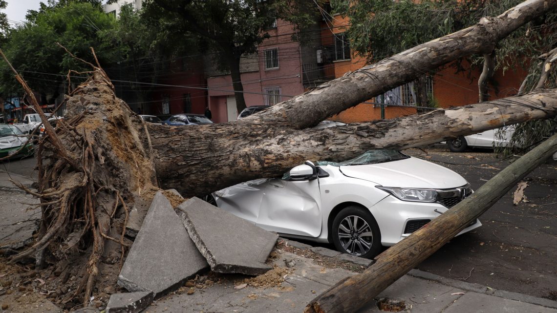 El servicio Meteorológico Nacional alertó sobre fuertes rachas de viento con tolvaneras en la Ciudad de México