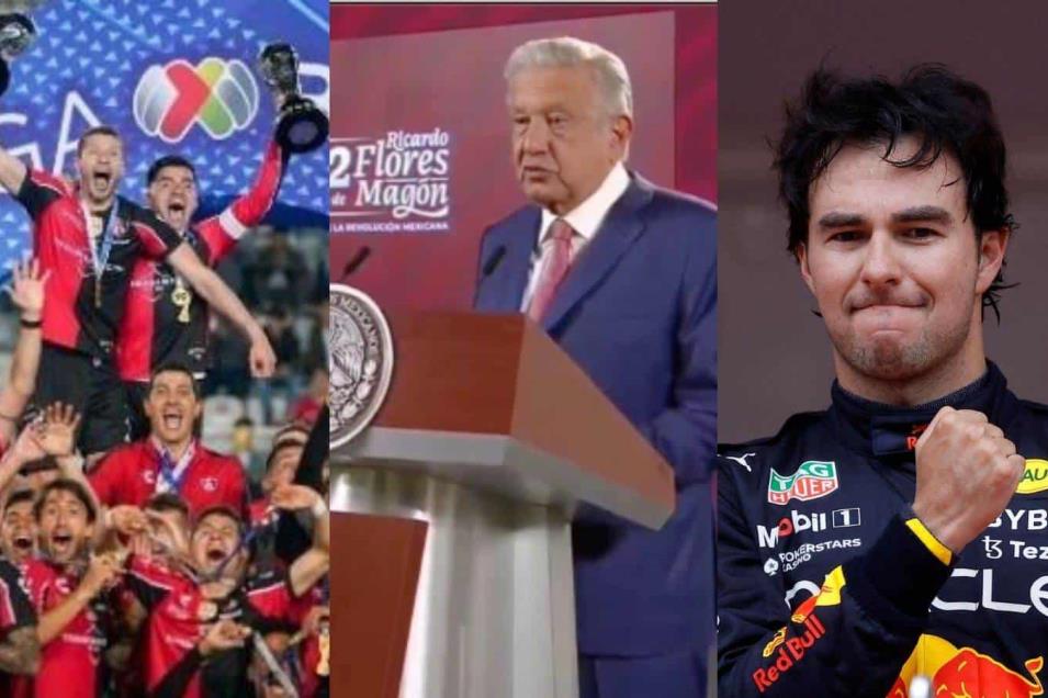 El Presidente López Obrador también envió un abrazo a los seguidores del Club Pachuca, quien fue subcampeonato del futbol mexicano