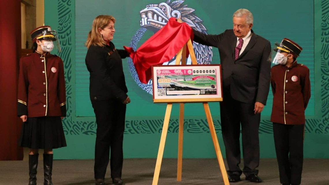López Obrador llamó a la población a comprar su “cachito”