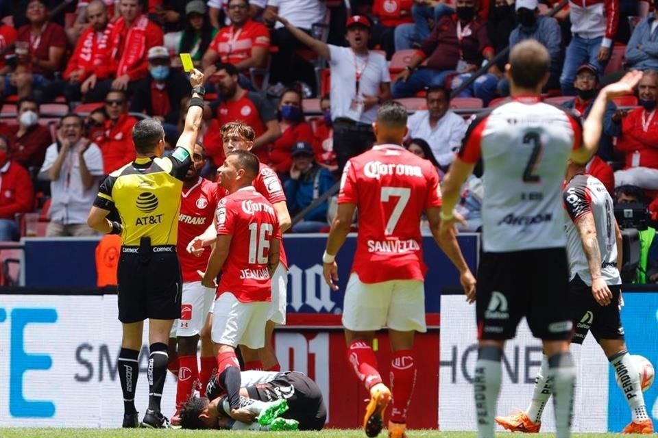 Los rojinegros del Atlas sufrieron su primera derrota del Apertura 2022 al caer 3-2 frente al Toluca