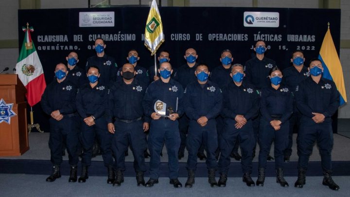 Egresa primer Grupo de Alta Especialización de Policía Queretana