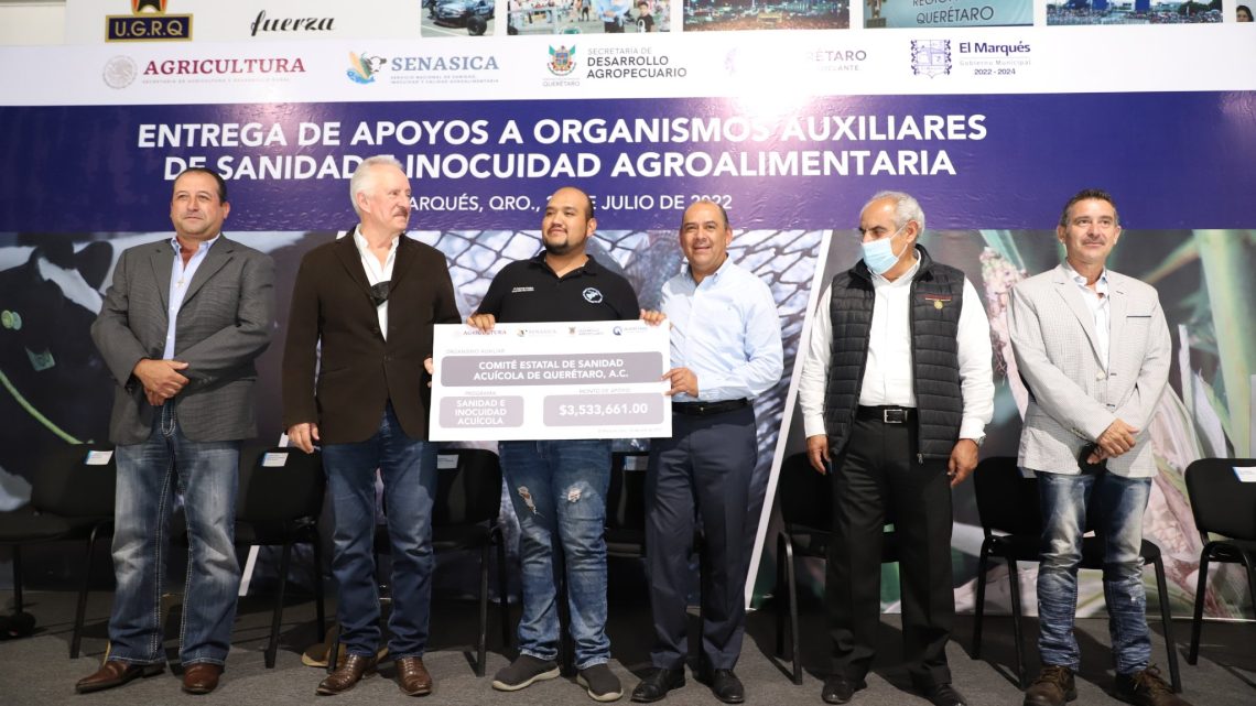 Entrega SEDEA apoyo a organismos auxiliares de sanidad e inocuidad agroalimentaria.