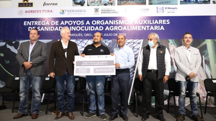 Entrega SEDEA apoyo a organismos auxiliares de sanidad e inocuidad agroalimentaria.