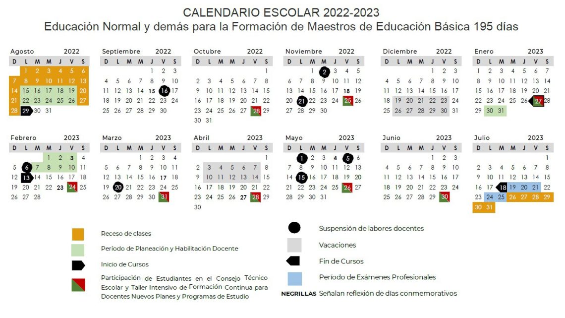 Ajustan Calendario Escolar 2022-2023 en educación básica