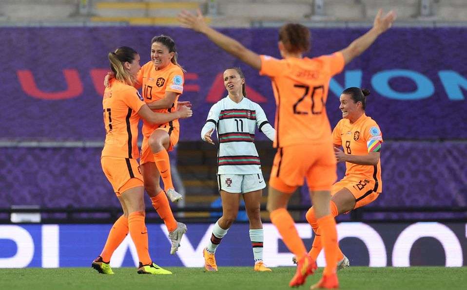 El conjunto de Países Bajos venció 3-2 a su similar de Portugal
