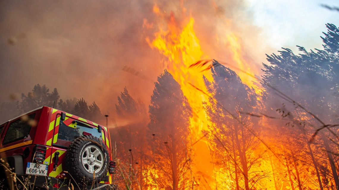 Cambio climático: Europa combate fuego en Francia