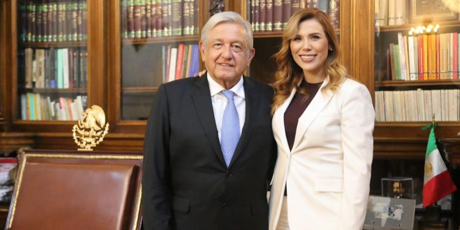 “No está sola”: López Obrador a gobernadora de BC