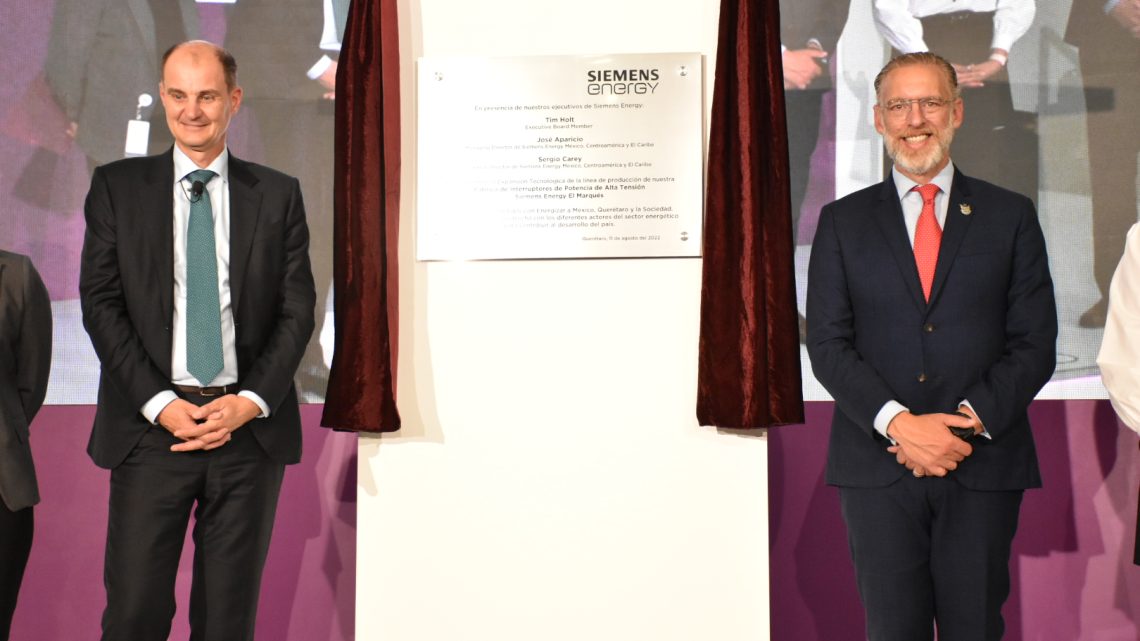 Titular de SEDESU inaugura expansión y actualización de Siemens