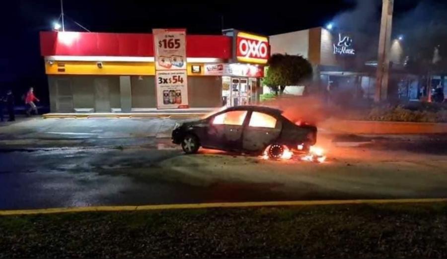 Caen 8 por quema de vehículos y tiendas en Guanajuato