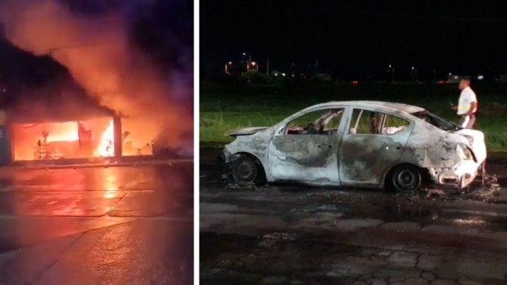 ¿Cuántas tiendas Oxxo fueron incendiadas en Guanajuato?